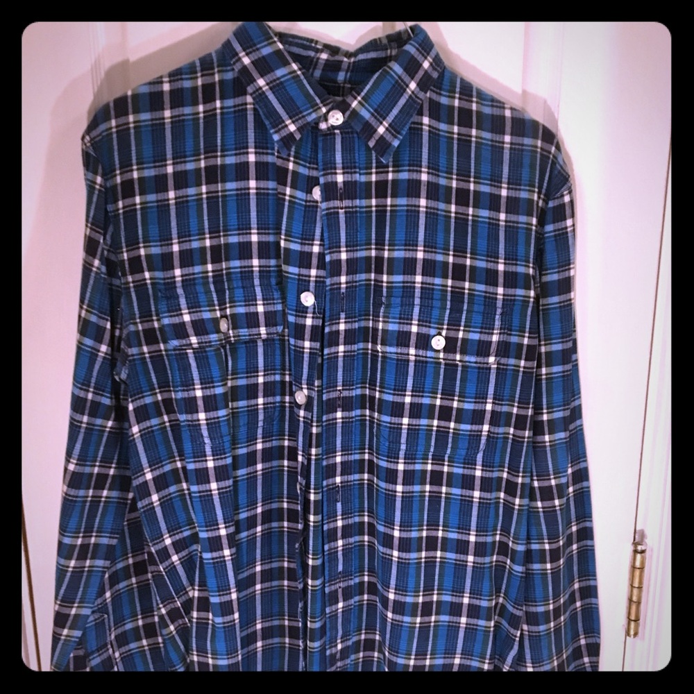 Lands End Canvas button down